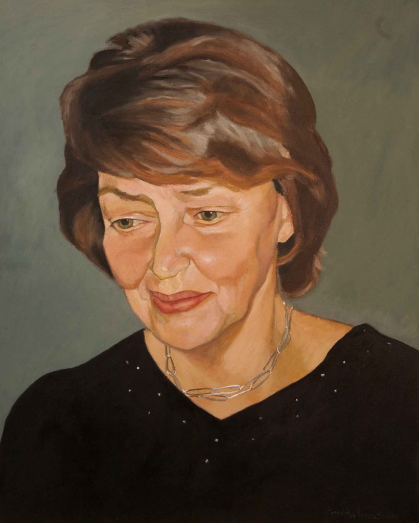 Övermarskalk Karin Dahlgren, Lunds universitets konstsamling 50x40 cm